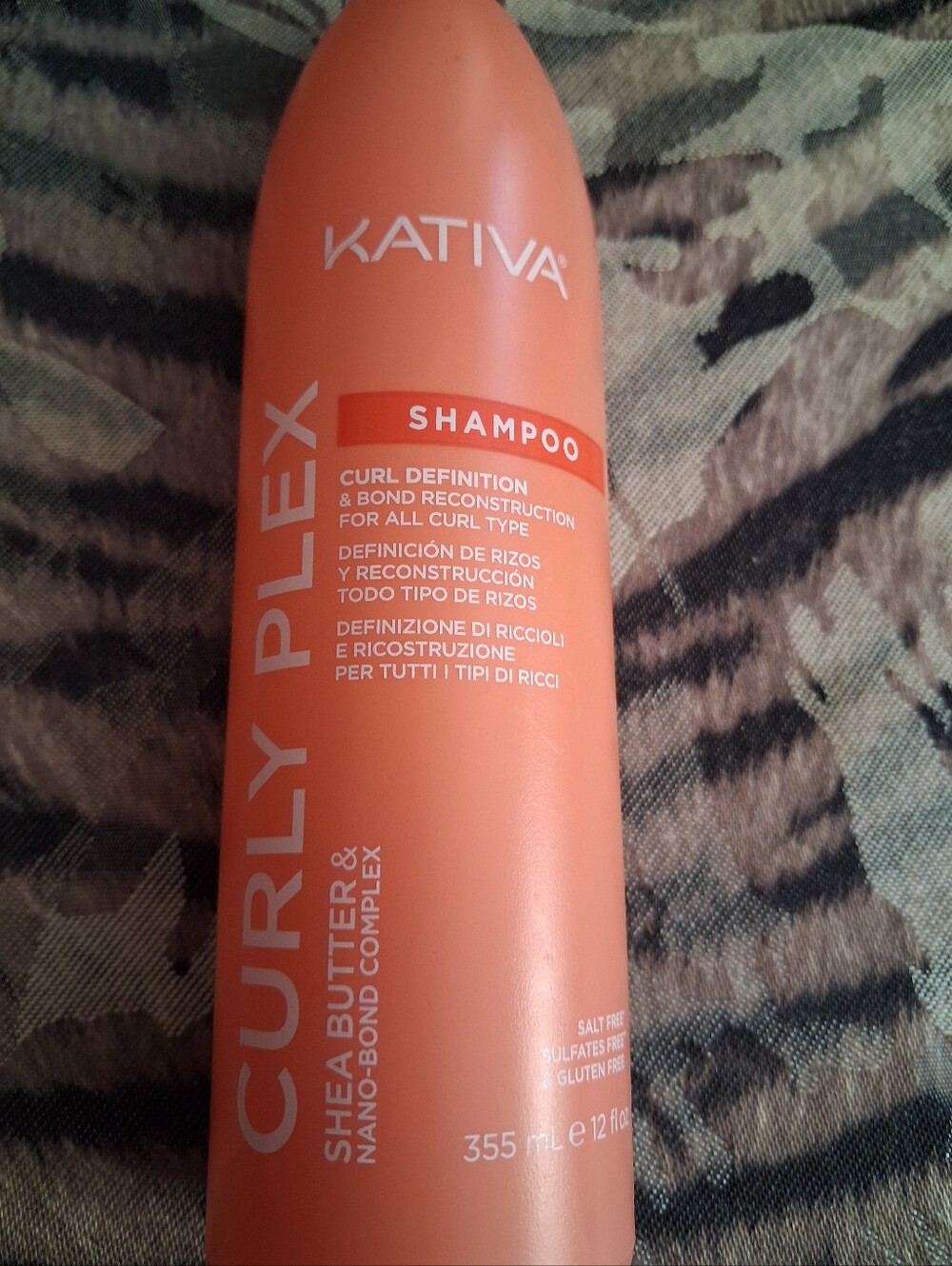 Ativa Curly Plex Orange Shampoo — Curl Definition & Repair